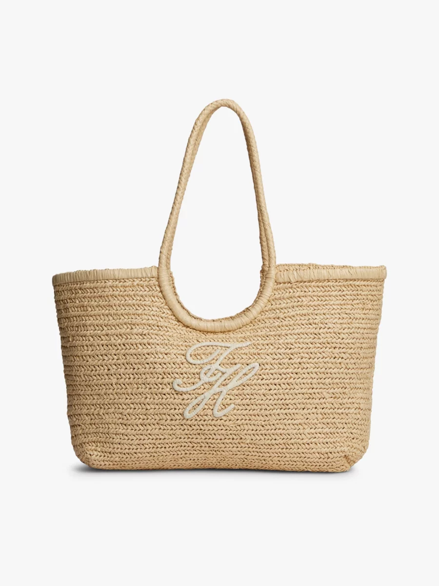 Raffia 拉菲草标志托特包