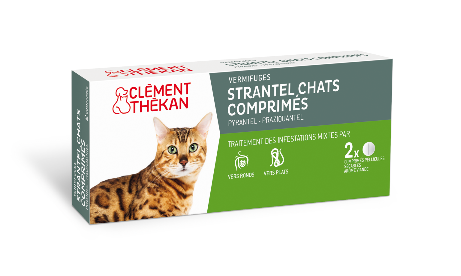Strantel 猫用驱虫片 2片