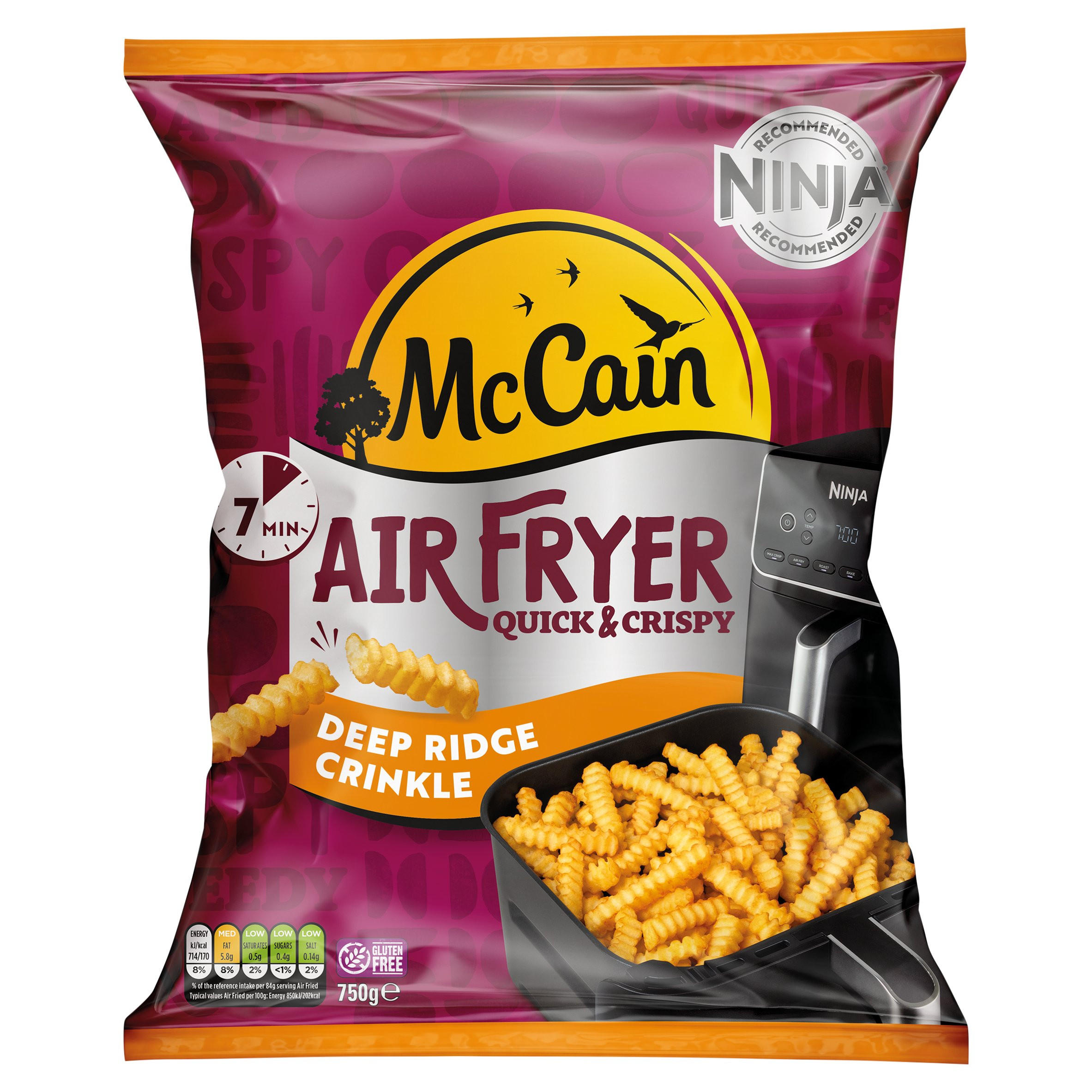 McCain 空气炸锅波纹薯条 750g