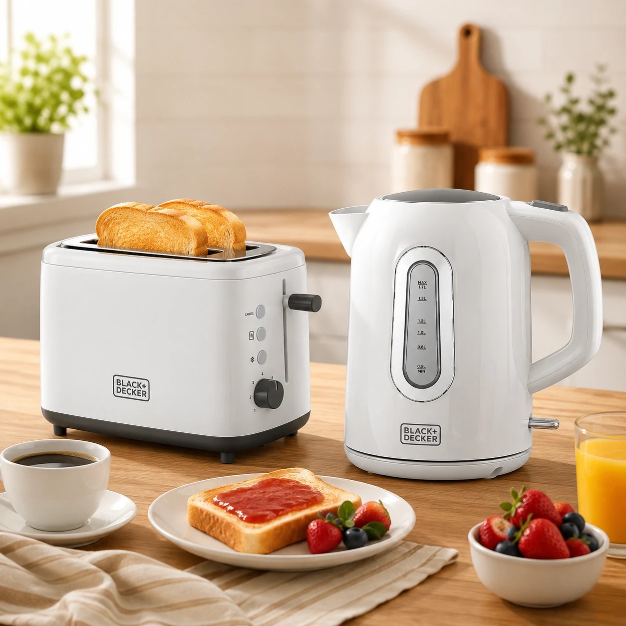 Black+Decker 早餐套装(电水壶+烤面包机)