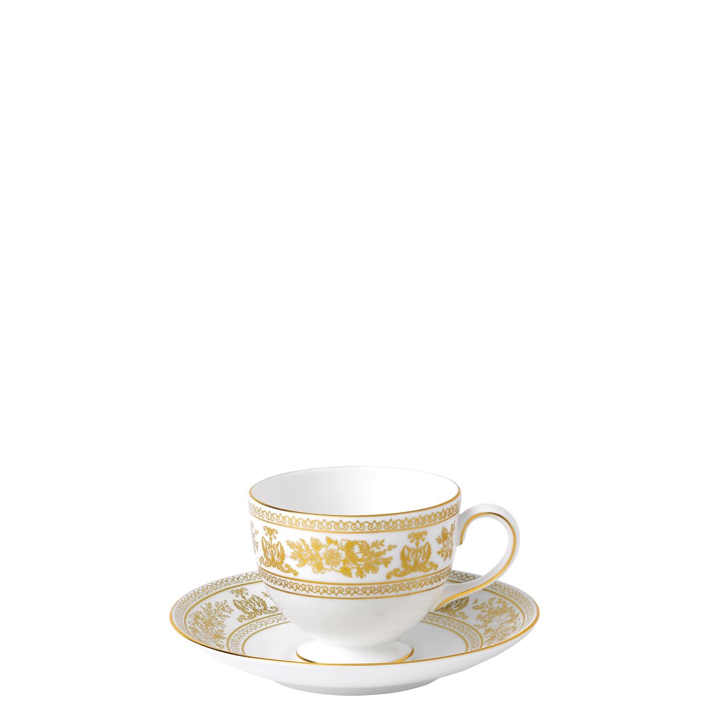 Wedgwood Prestige 金彩哥伦比亚茶杯碟(单套)
