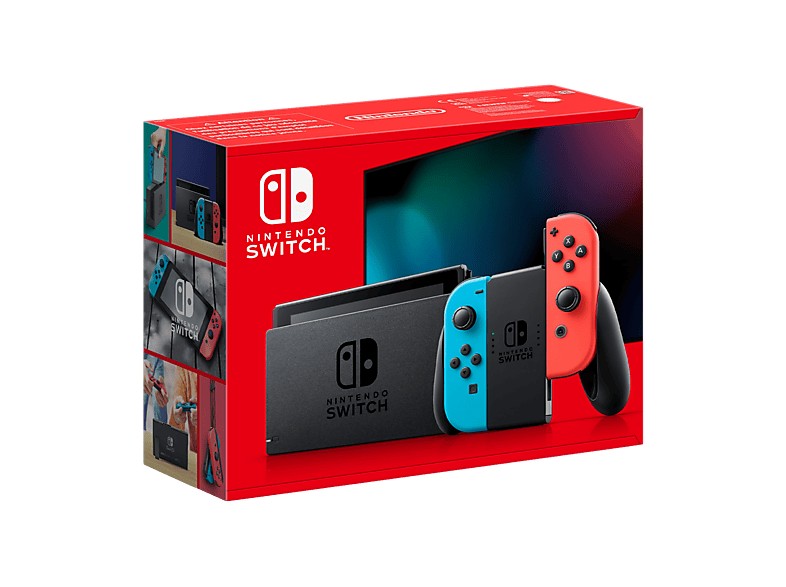 任天堂 Switch 游戏机 霓虹红蓝