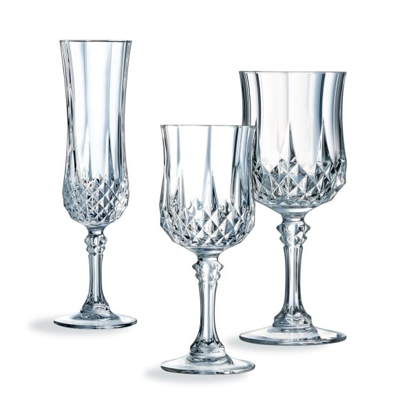 Cristal d'Arques Longchamp 高脚杯&香槟杯 18件套