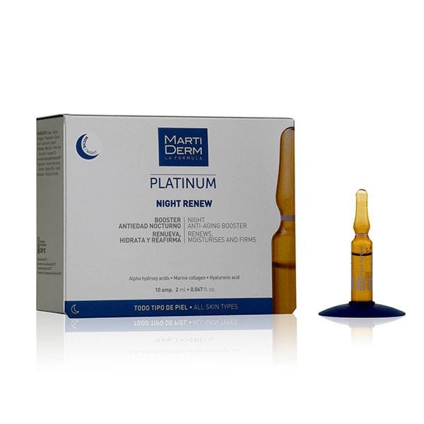 MartiDerm Platinum Night Renew 夜间焕活安瓶(10支*2ml)