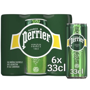 Perrier 天然气泡矿泉水 6×33cl
