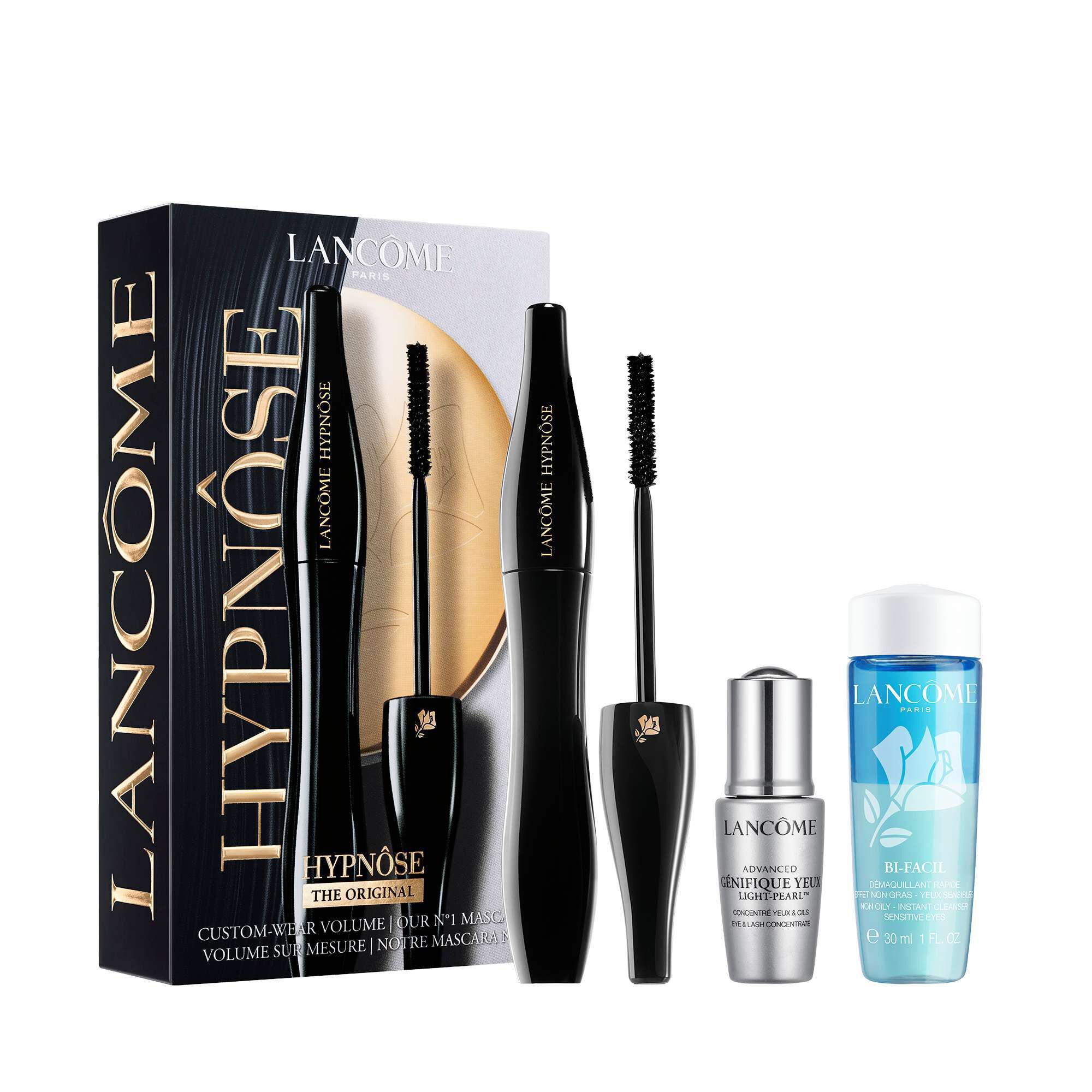 Coffret Mascara Hypnôse, Génifique Yeux Light-Pearl & Bi-Facil