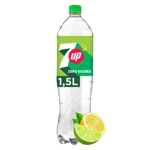 7UP 无糖柠檬青柠汽水 1.5L