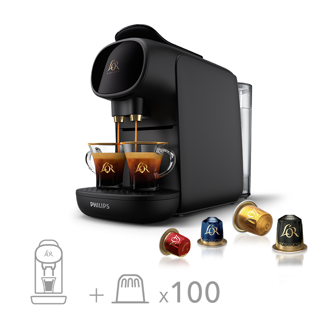 L'OR BARISTA Sublime 胶囊咖啡机+100颗胶囊套装