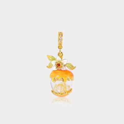 Selenichast Orange Charm 手链吊坠 饰品