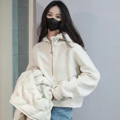 Lululemon Scuba 宽松半拉链卫衣
