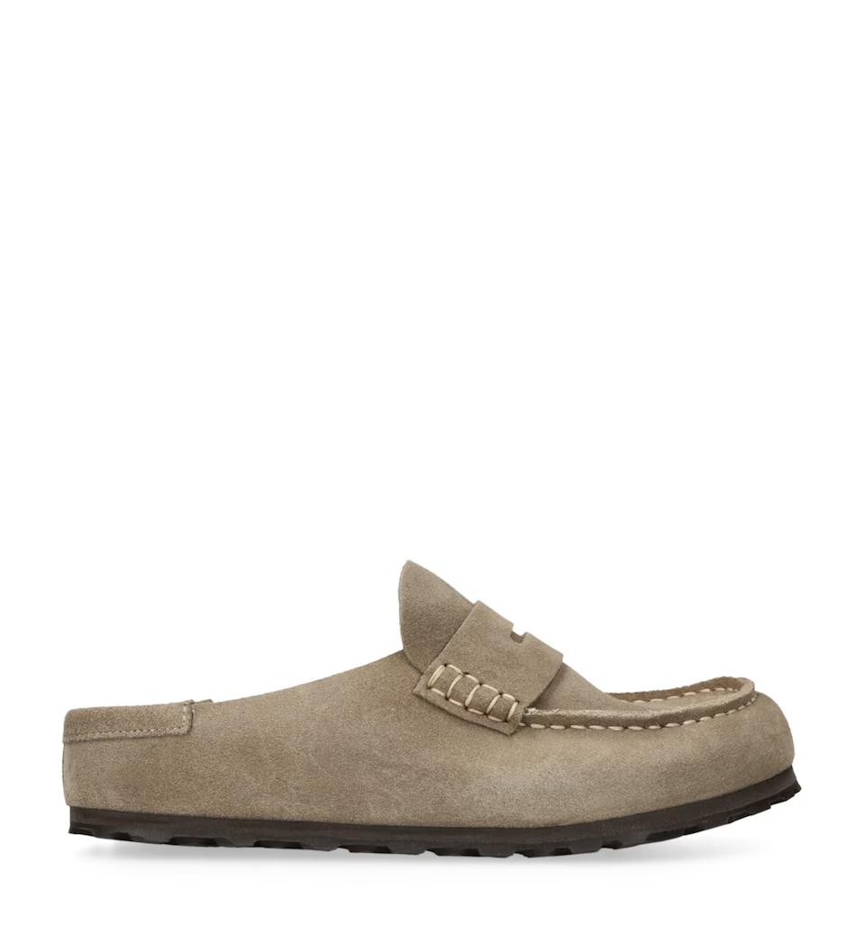 BIRKENSTOCK Naples 麂皮包裹木屐鞋