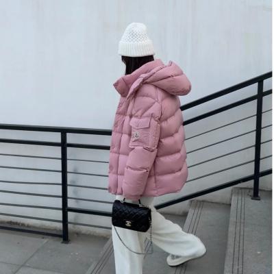 Moncler Maya 70 羽绒服 连帽 粉色