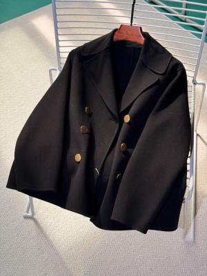 S MAX MARA Margot 纯羊毛短大衣 米色