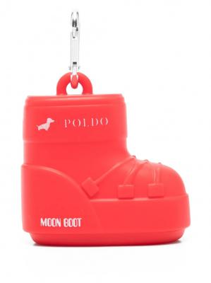 Moon Boot 红色拾便袋分配器