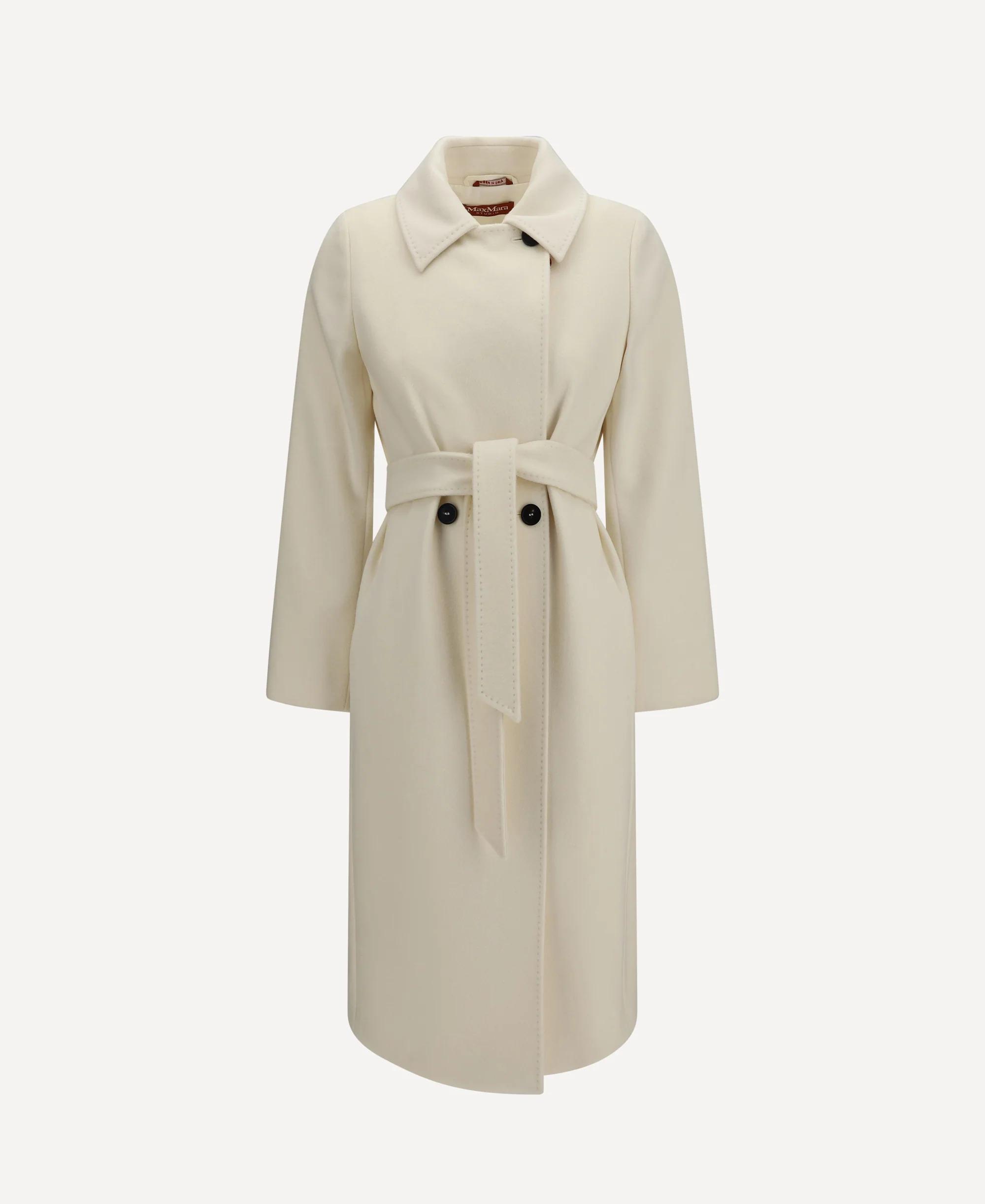 MAX MARA STUDIO 双排扣羊毛大衣