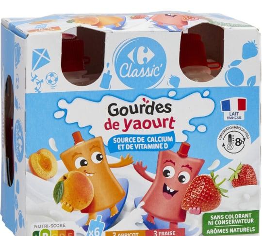 Yaourts abricot fraise CARREFOUR CLASSIC'