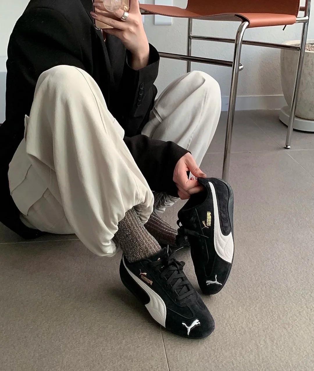 Puma 398846 男士黑色运动鞋