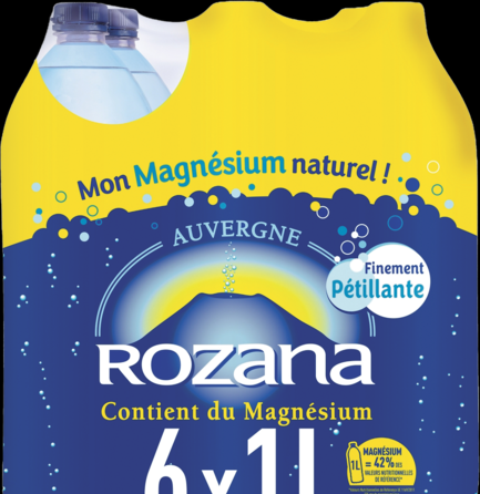 Eau minérale naturelle gazeuse "Rozana"