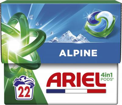 Ariel 4合1 Alpine洗衣凝珠22颗装