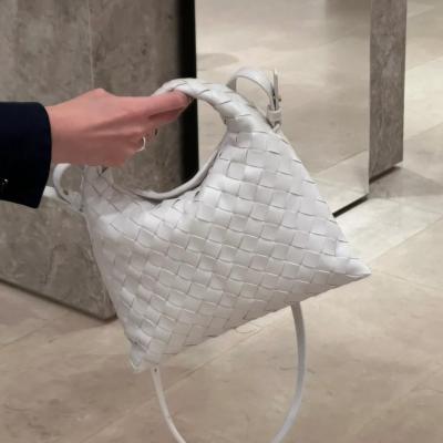 Mini Hoop 白色手袋