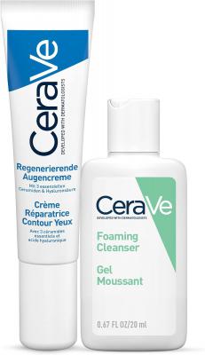 CeraVe修复眼霜15ml+旅行装保湿洁面20ml套装