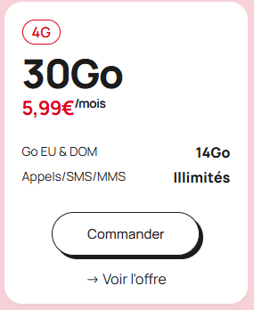 入门 · 30Go · 5,99€ 起