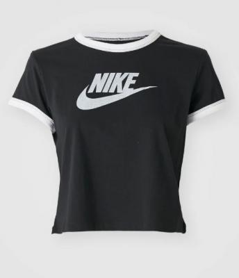 RINGER TEE RUN 印花T恤