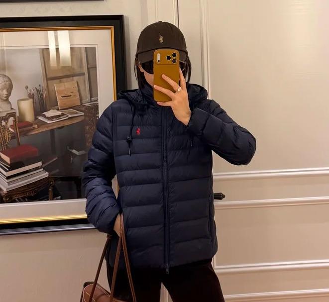 Polo Ralph Lauren 再生尼龙羽绒夹克 蓝色