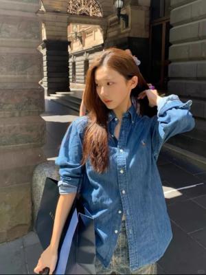 Ralph Lauren 修身牛仔衬衫 女款