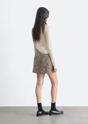 Lace 高领蕾丝上衣 白色