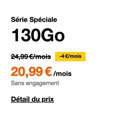 Orange 20.99€ 130G