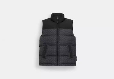 Coach Signature 再生涤纶羽绒马甲