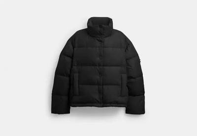 Coach COACH 短款羽绒夹克 黑色2.5折