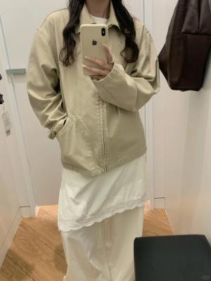 拉链短夹克 男女同款