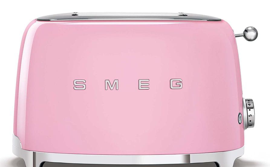 Smeg TSF01PKEU 粉色烤面包机