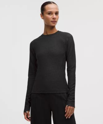 Lululemon Waffle-Knit 圆领打底衫