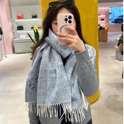 LOEWE Anagram 围巾 蓝色