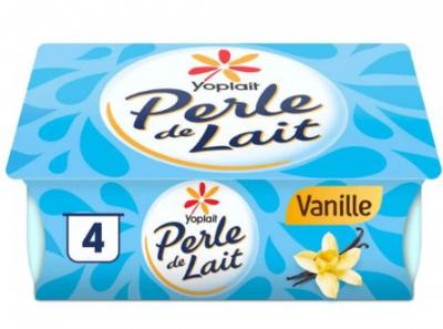 Yoplait Perle De Lait 香草搅拌酸奶 4×125g