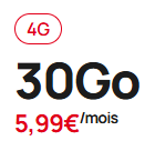 入门 · 30Go · 5,99€ 起