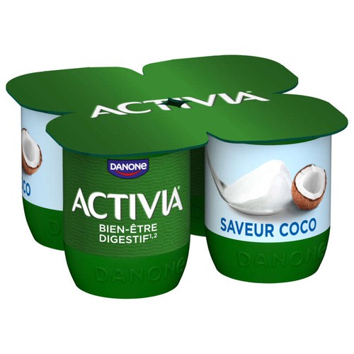 Activia 椰子味酸奶 4×125g