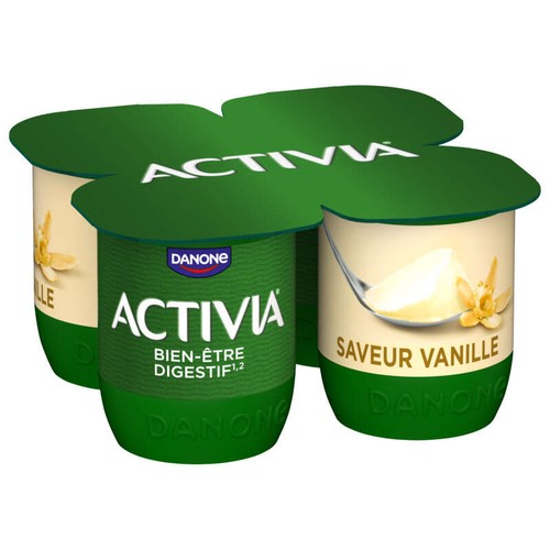 Activia 香草味酸奶 4×125g