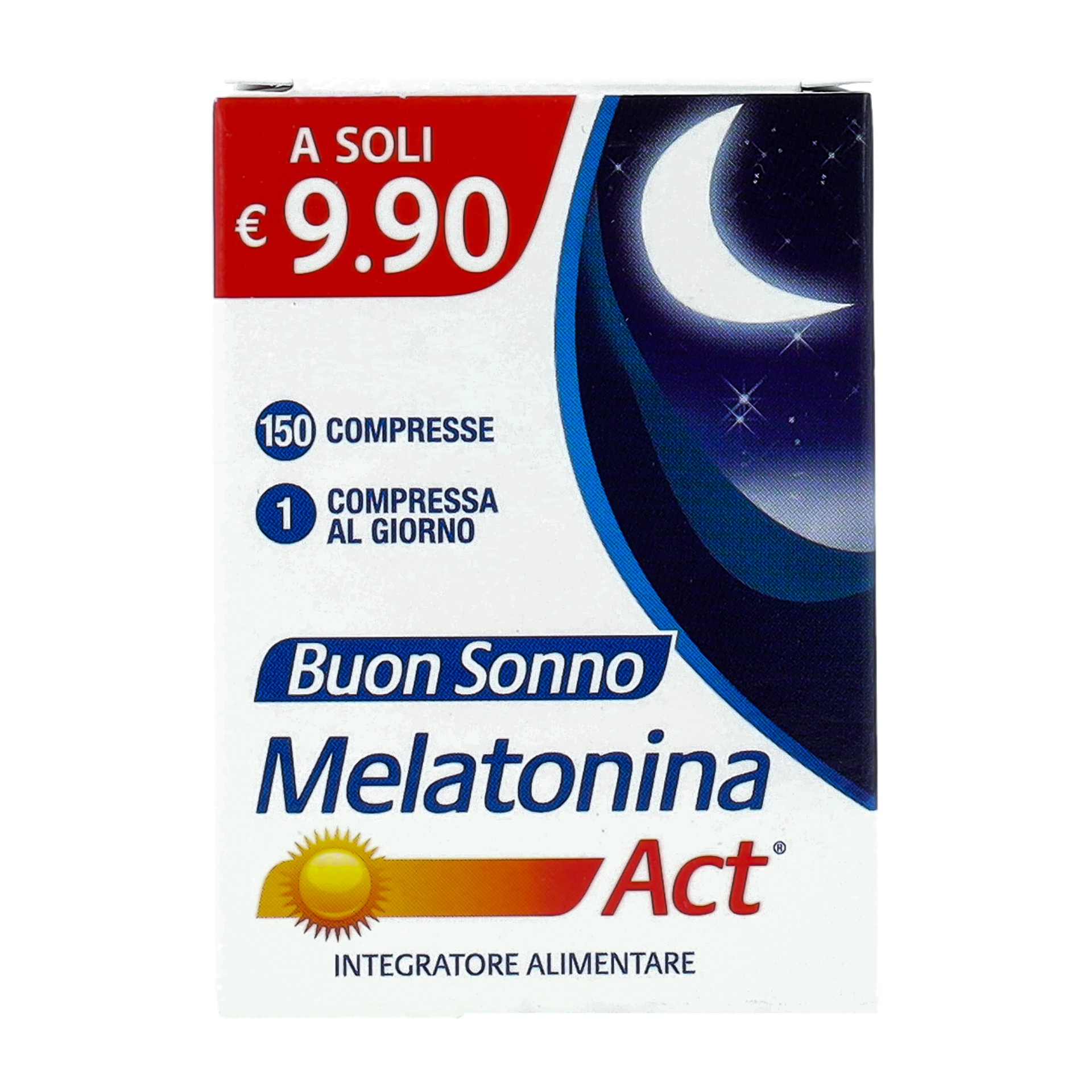 Melatonina 褪黑素 1mg 150片