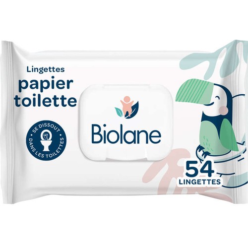 Biolane 湿厕纸巾 54片