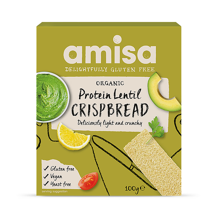 Amisa 有机蛋白扁豆脆饼 100g