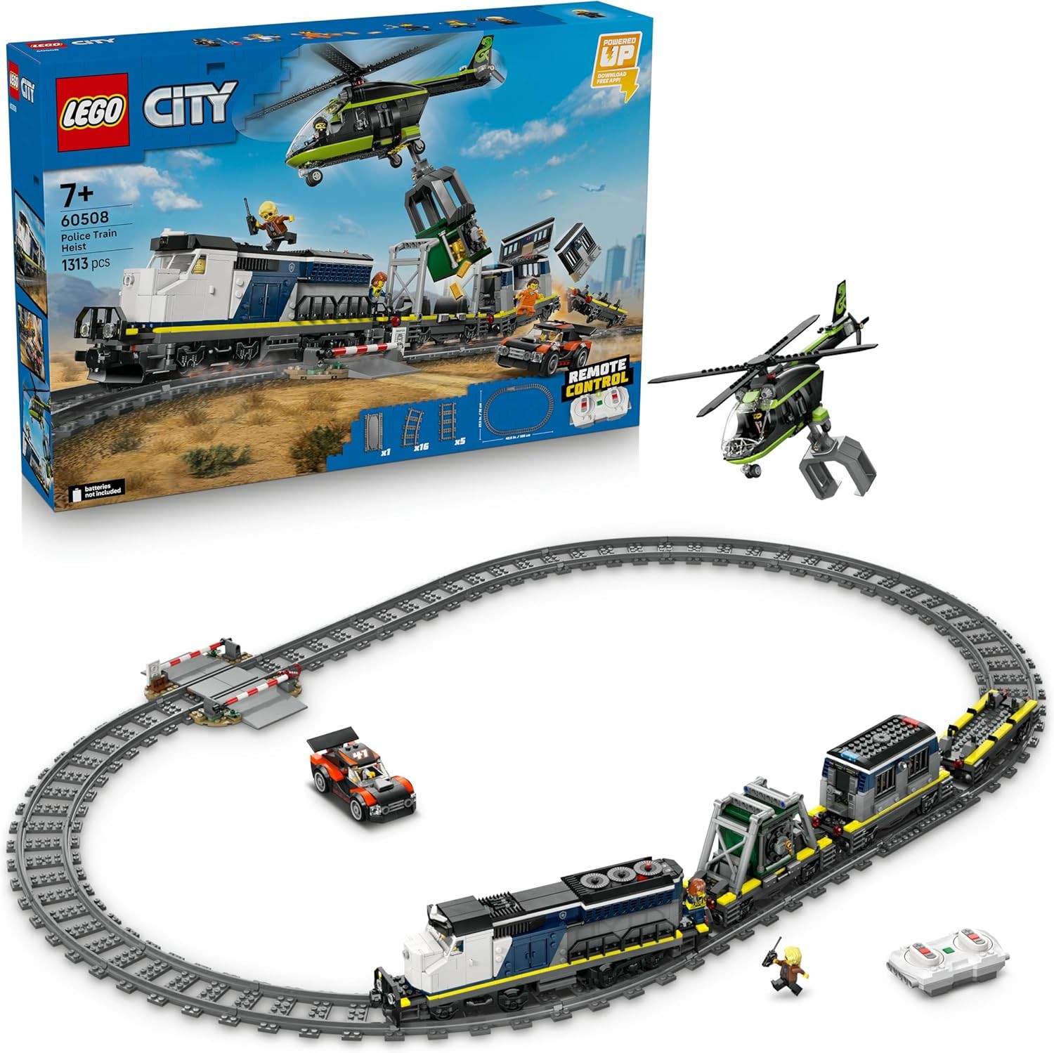 LEGO City 警察抢劫火车(遥控)