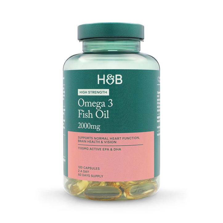 Holland & Barrett 高纯度Omega3鱼油 2000mg 60粒