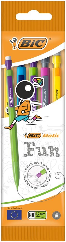 Bic Matic Fun 自动铅笔 5支装 0.7mm