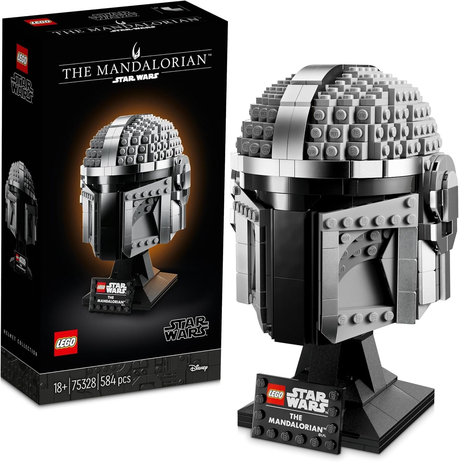 LEGO Star Wars 曼达洛人头盔 模型