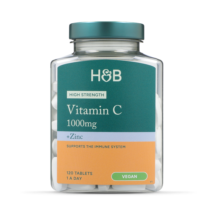 Holland & Barrett 高浓度维C+锌 120片