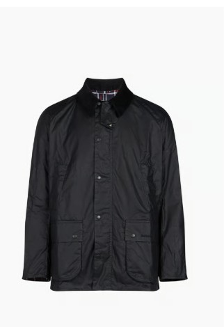 Barbour 蜡棉灯芯绒立领外套(藏蓝 · 男款)